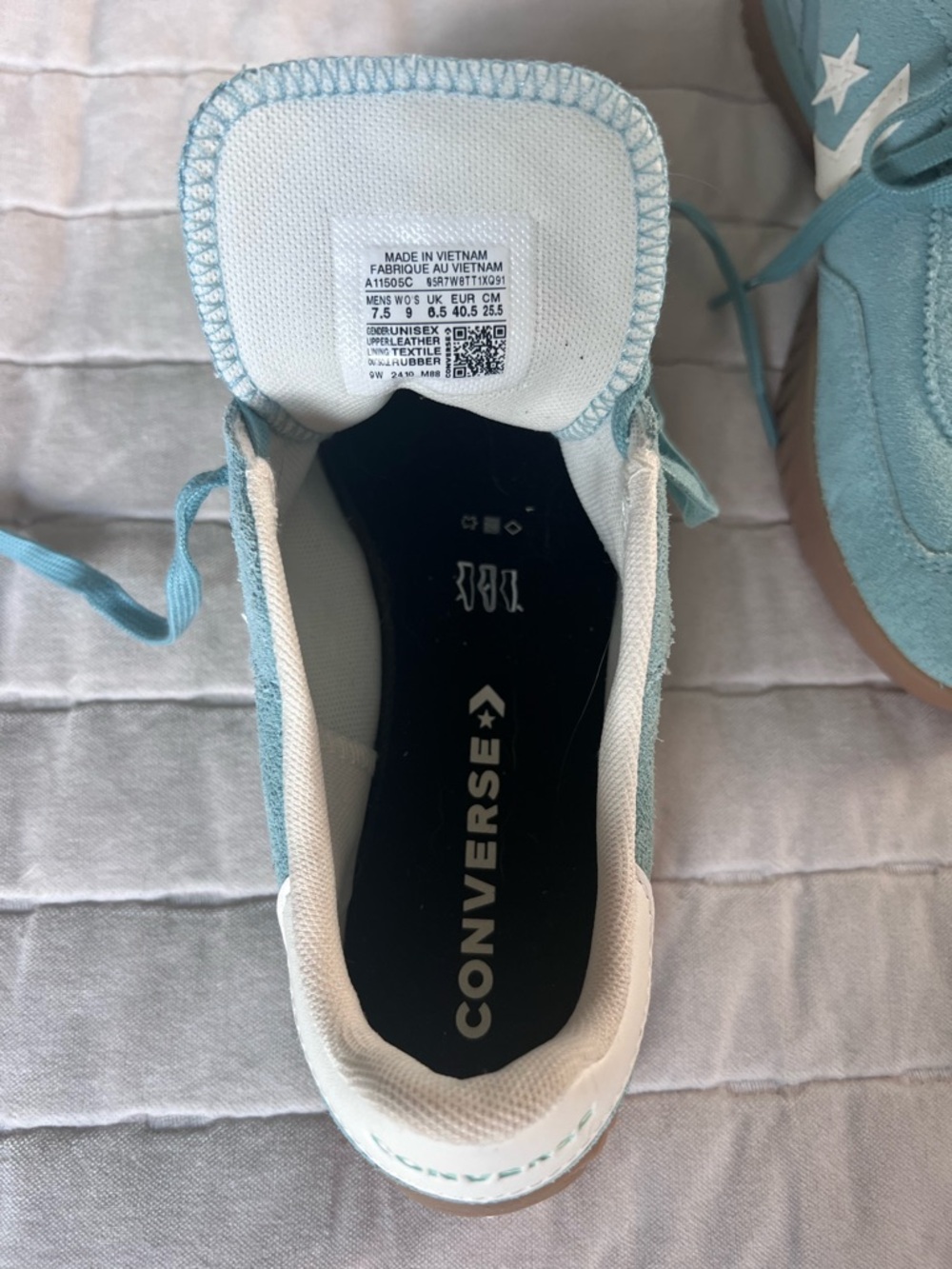 CONVERSE Run Star Trainer Womens Mint Sneakers. NWT Size 9 / EU 40.5 - Picture 8 of 9